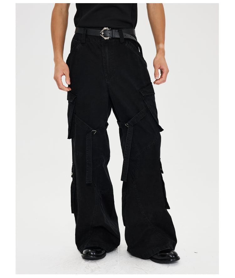 Multi-Pocket Casual Pants