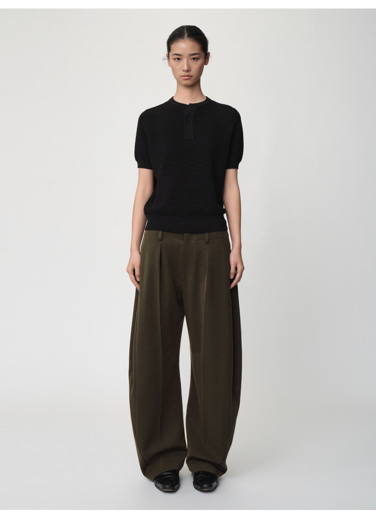 Retro-Style Casual Pants