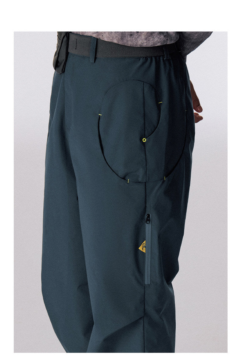 Swirl Pocket Casual Pants