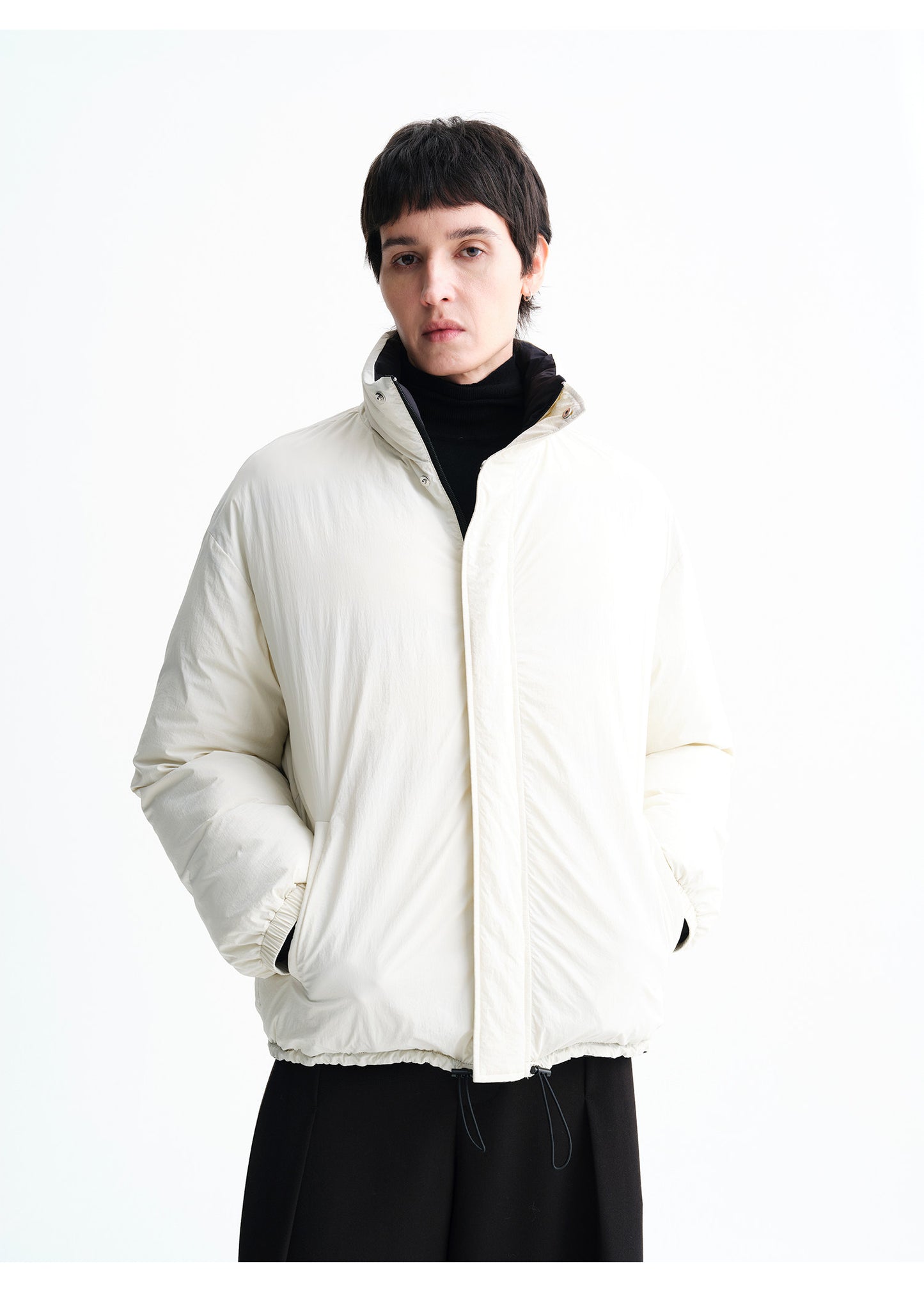 Short Reversible Cotton Jacket