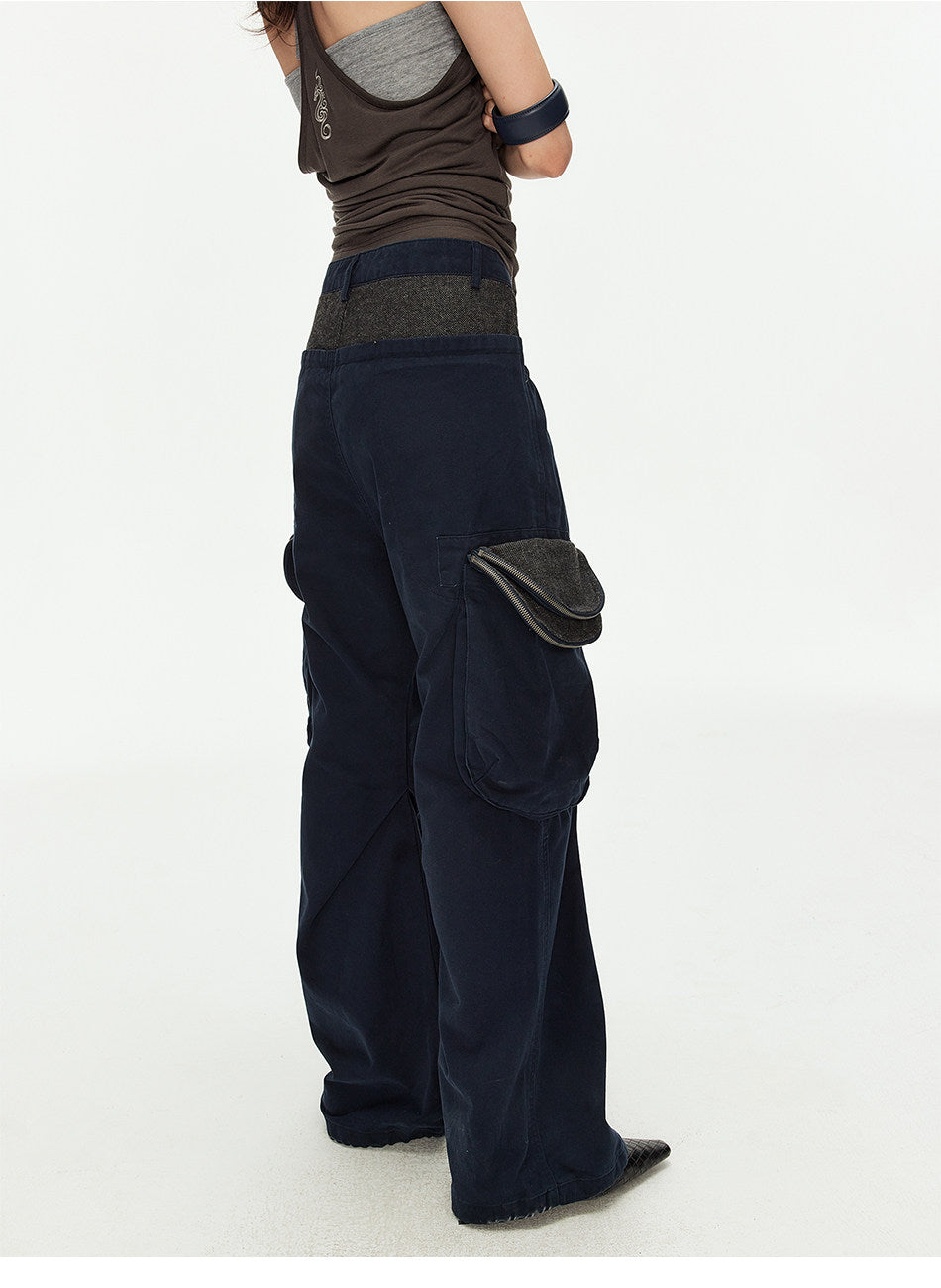 Casual Pants with Double Zippers