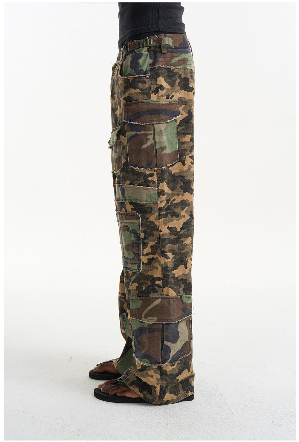 Camouflage Workwear Flare Pants