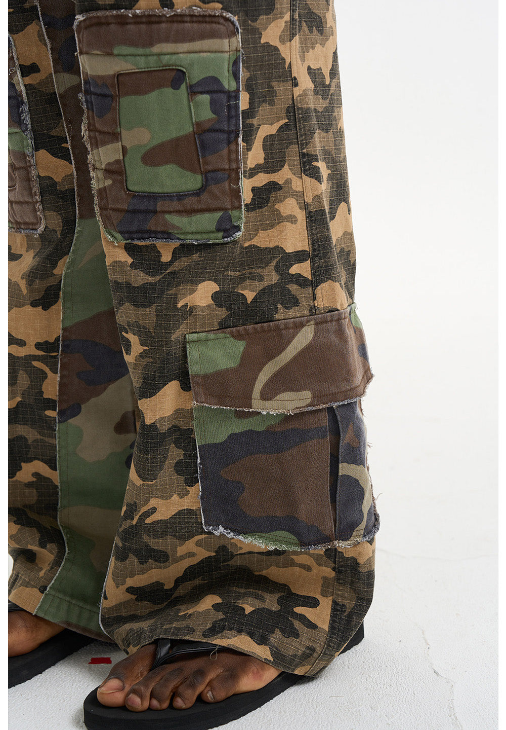 Camouflage Workwear Flare Pants