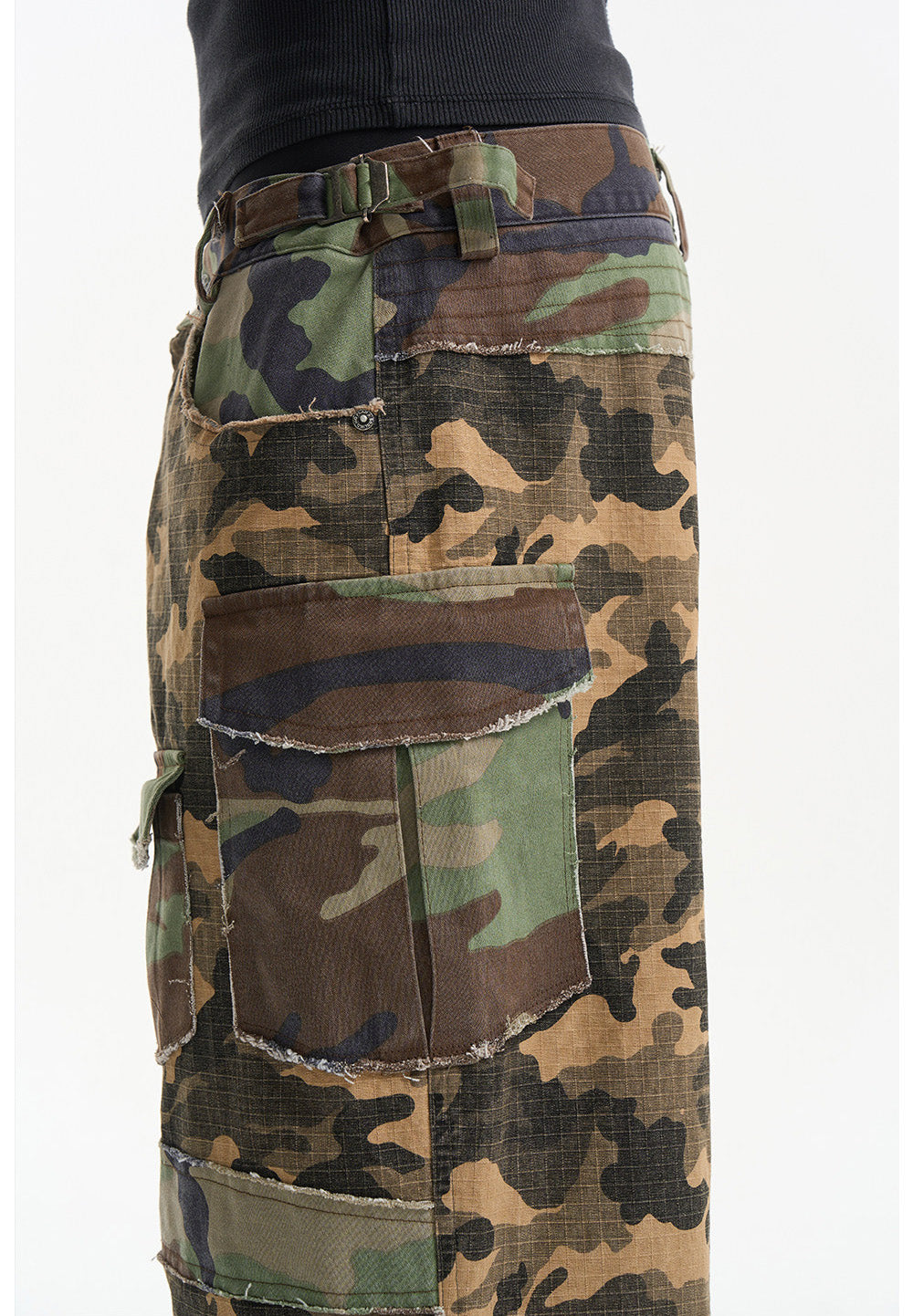 Camouflage Workwear Flare Pants