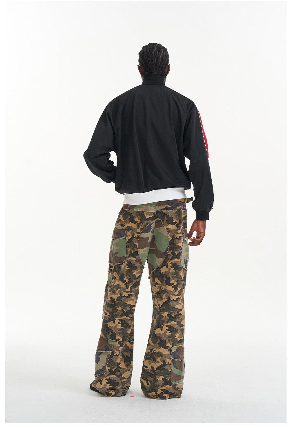 Camouflage Workwear Flare Pants
