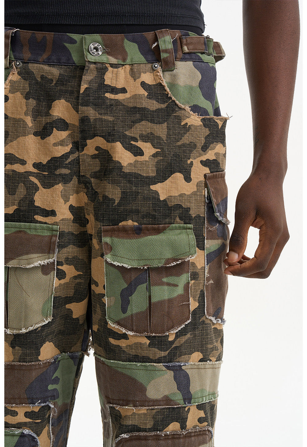 Camouflage Workwear Flare Pants