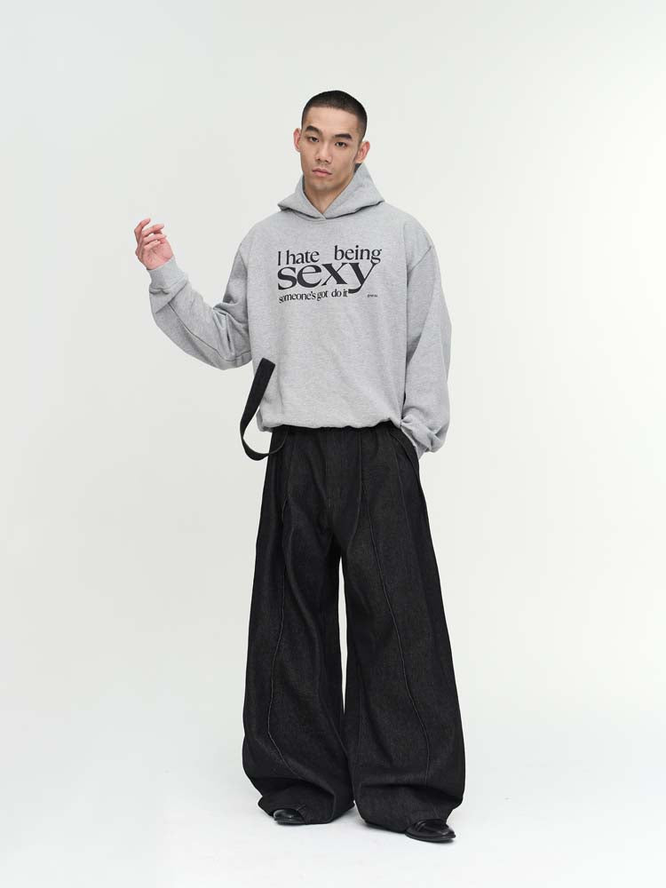 Loose Silhouette Denim Pants