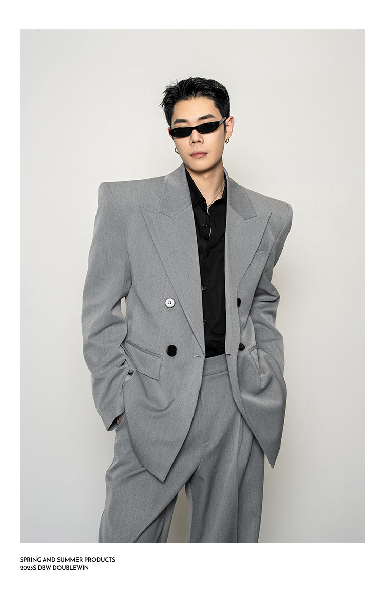 Premium Straight-Shoulder Suit