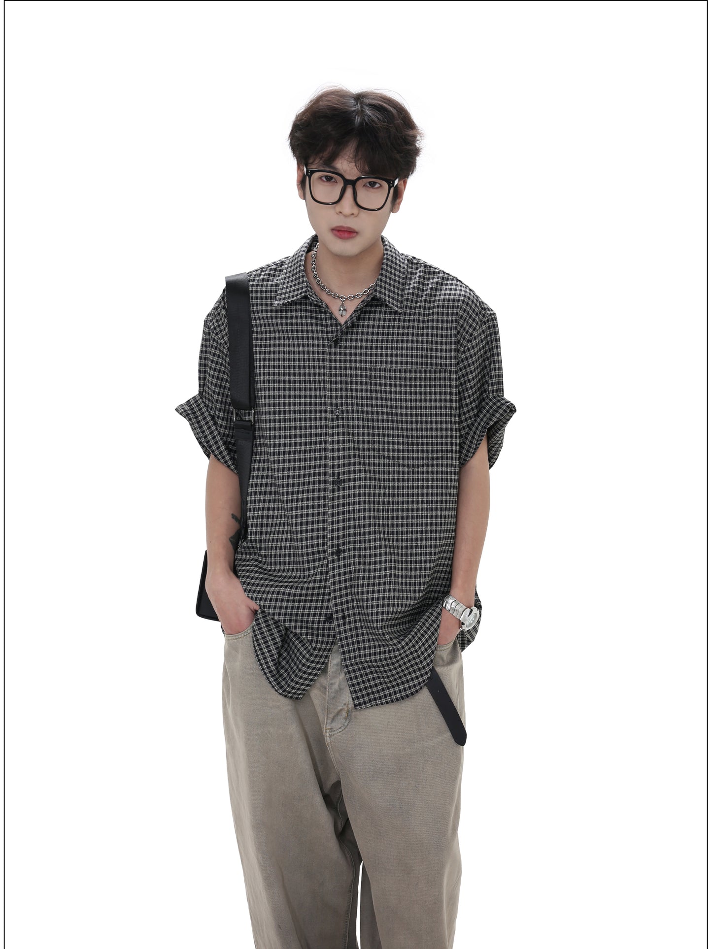 Retro Loose Check Shirt