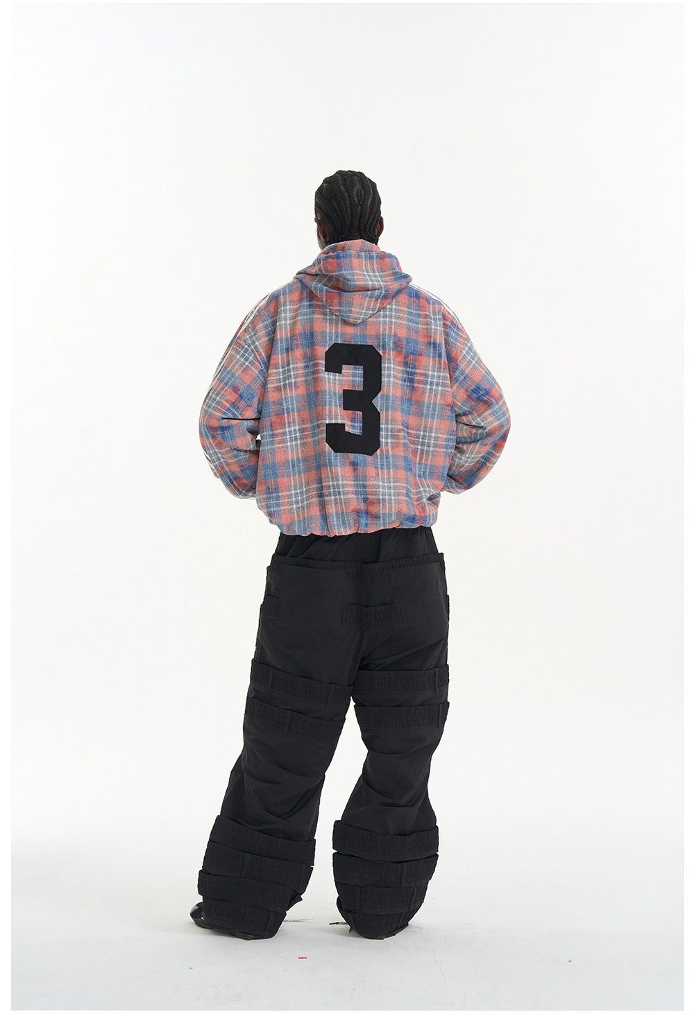 Checkered Pullover Sweatshirt