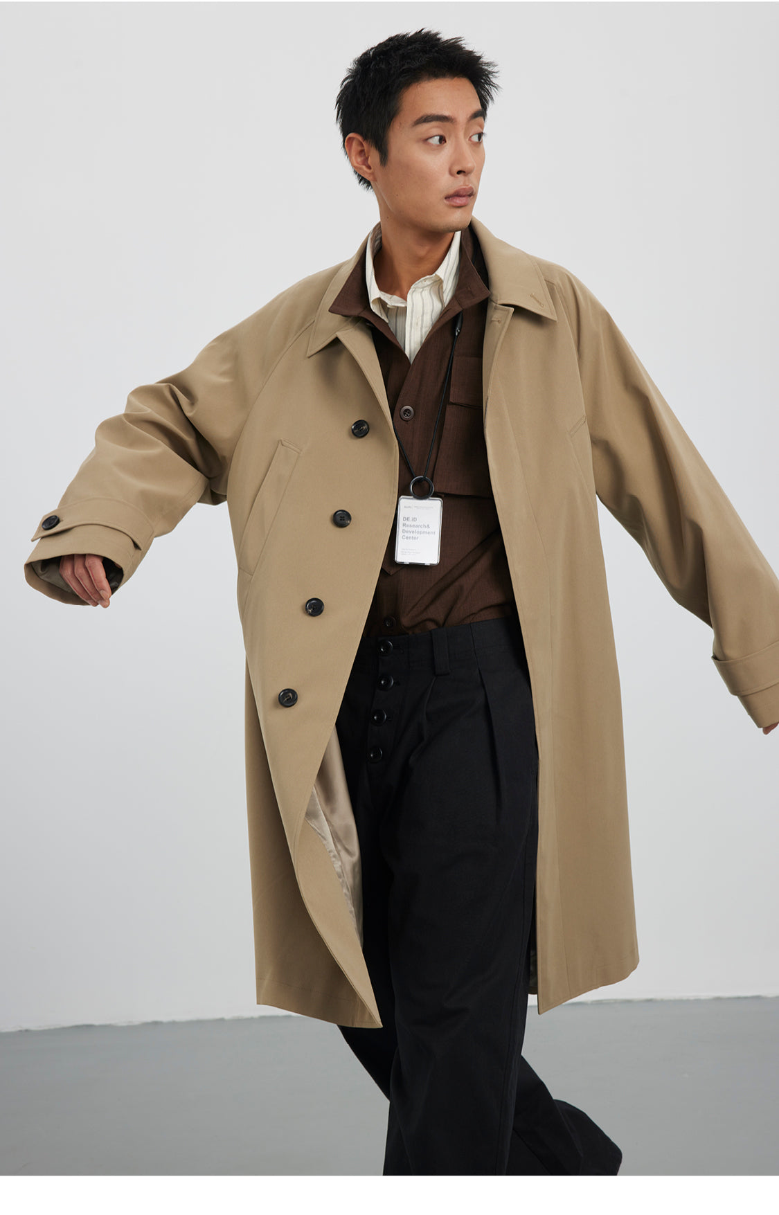 High-end mid-length coat