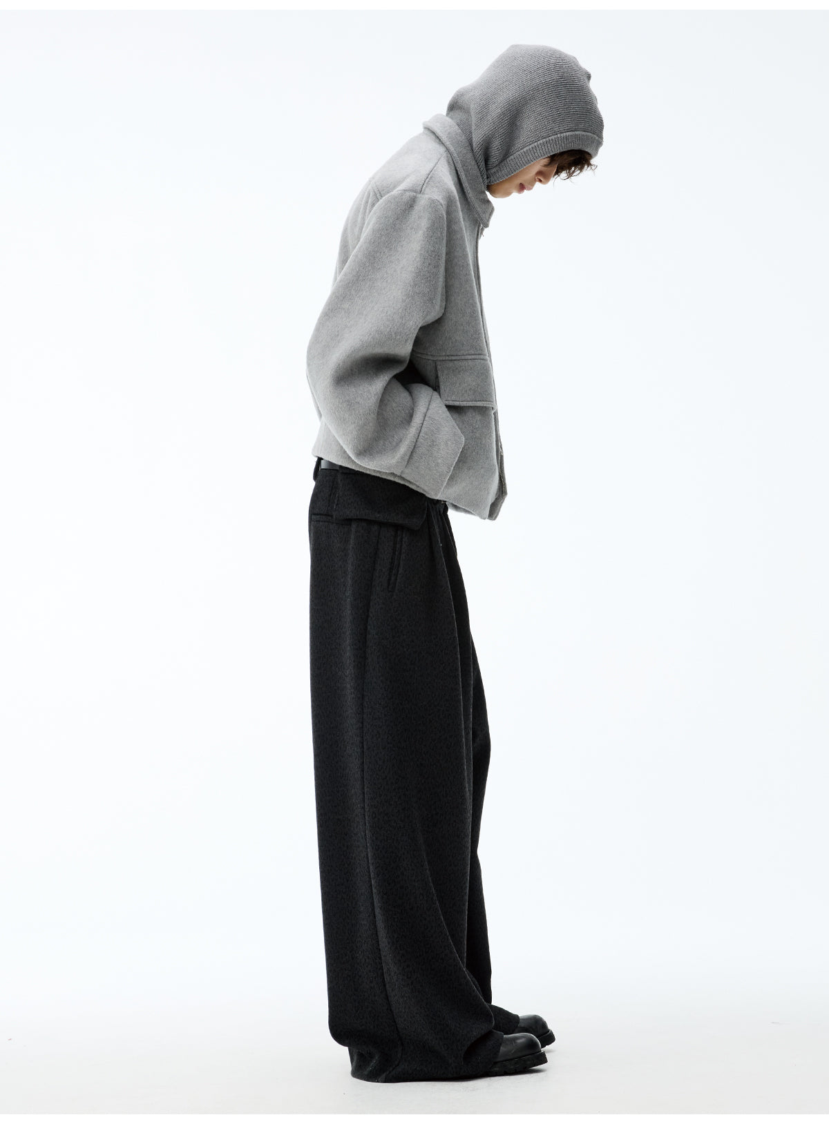 Half-Pocket Wool Jacket