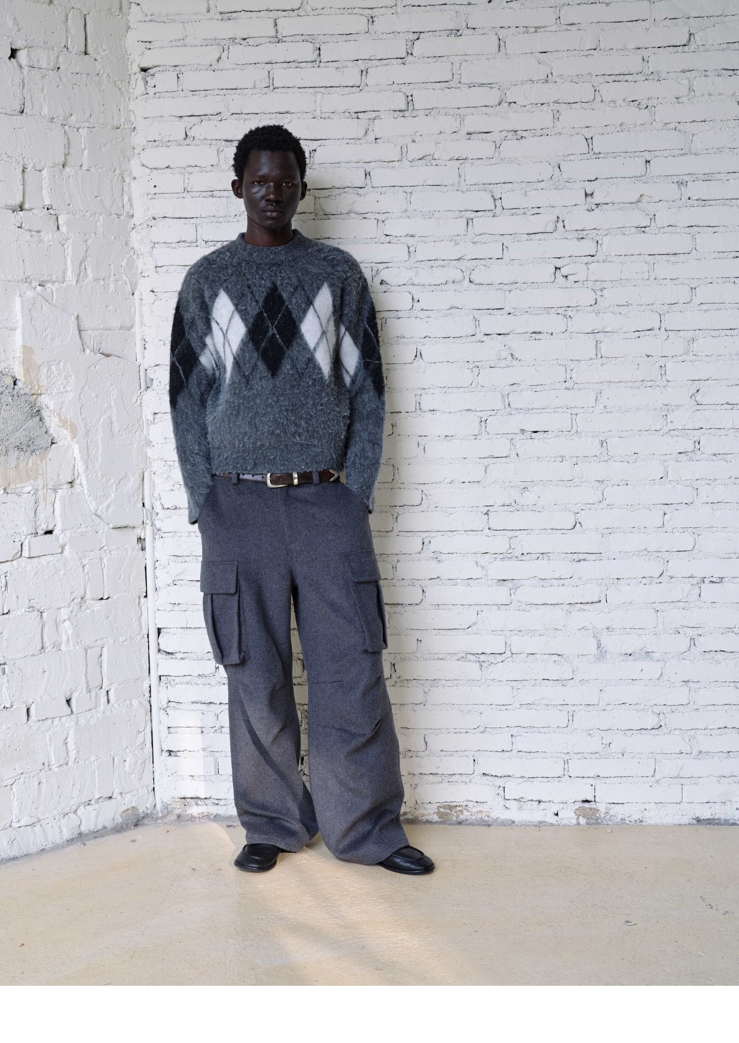 Wool-Blend Work Pants