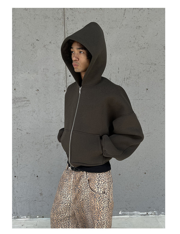 Oversized Zip-Up Sweatshirt