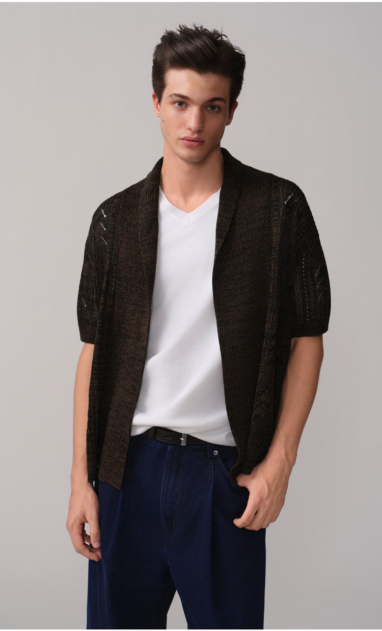 Breathable Knit Casual Cardigan