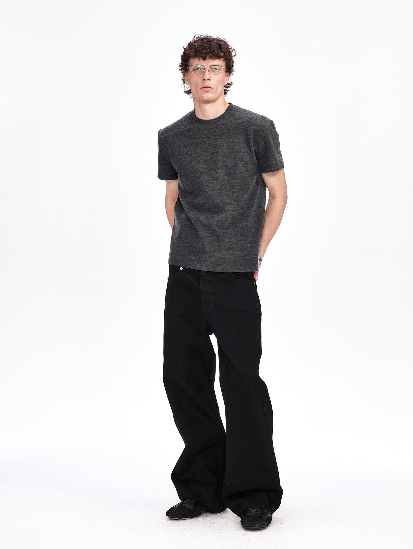 Unisex Slim-Fit Straight-Leg Jeans