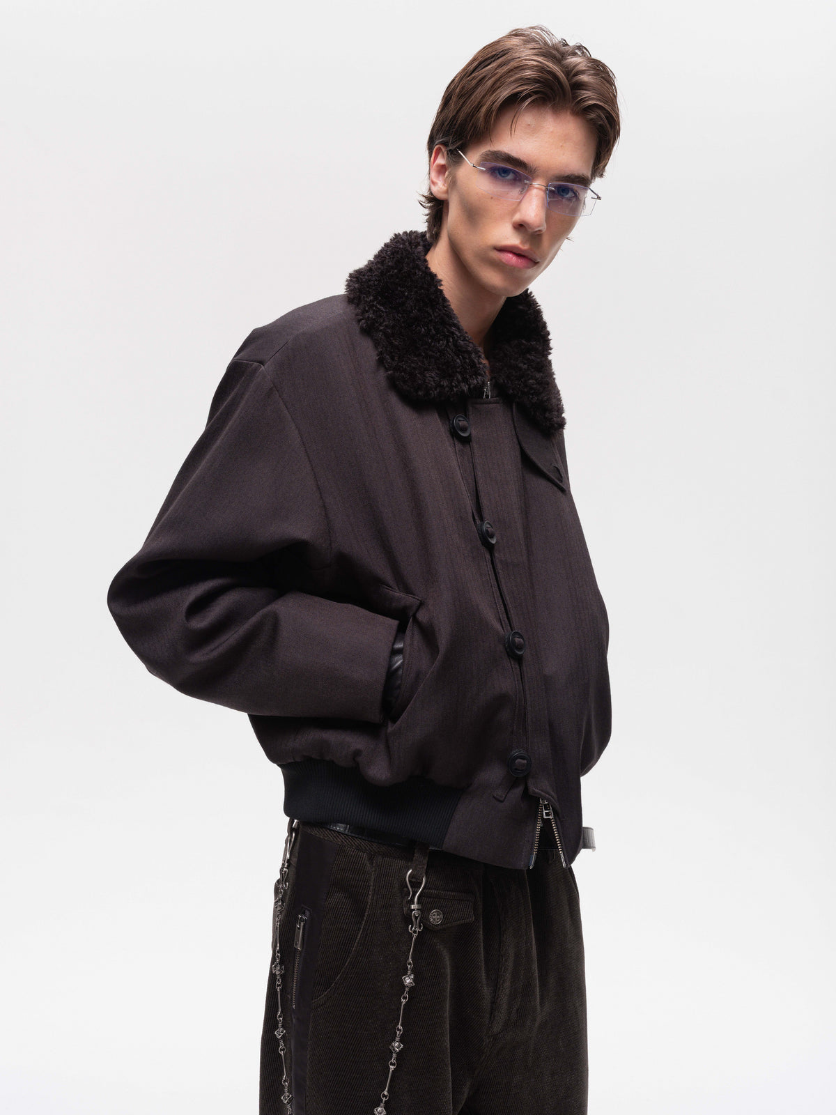 Fur Collar Padded Jacket