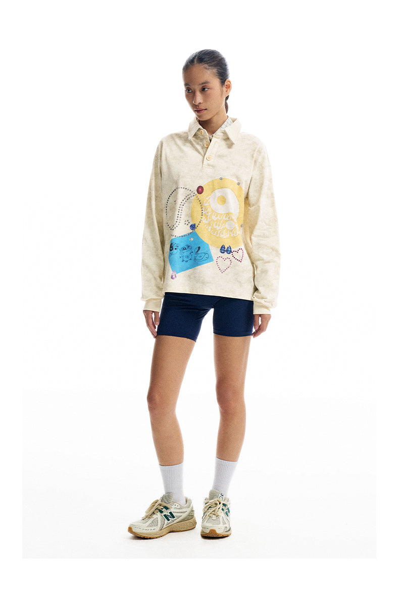 Taiji Sticky Notes Polo Shirt