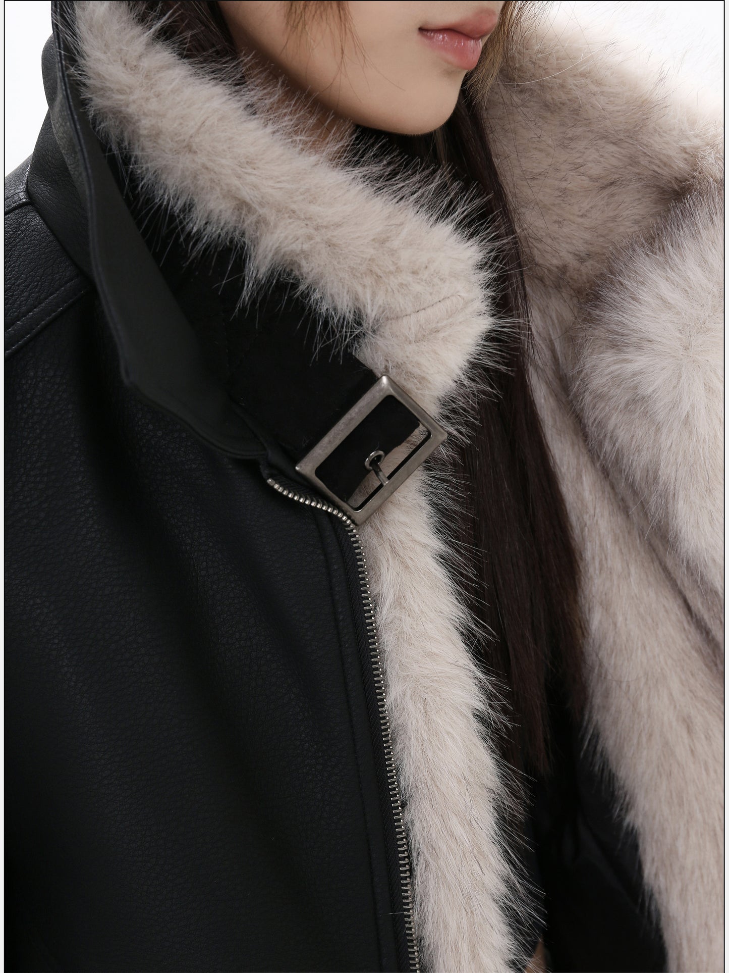 Retro Shearling Short Jacket