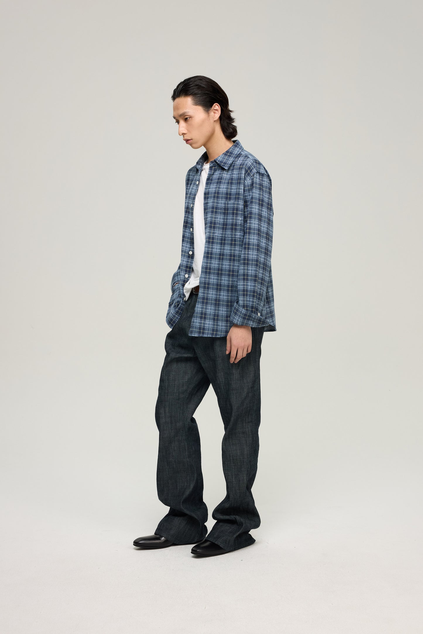 Faux flannel shirt
