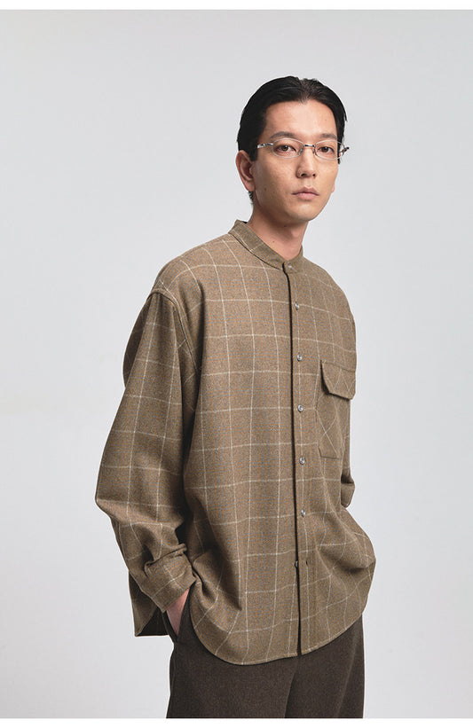 Single Patch Pocket Retro Shirt