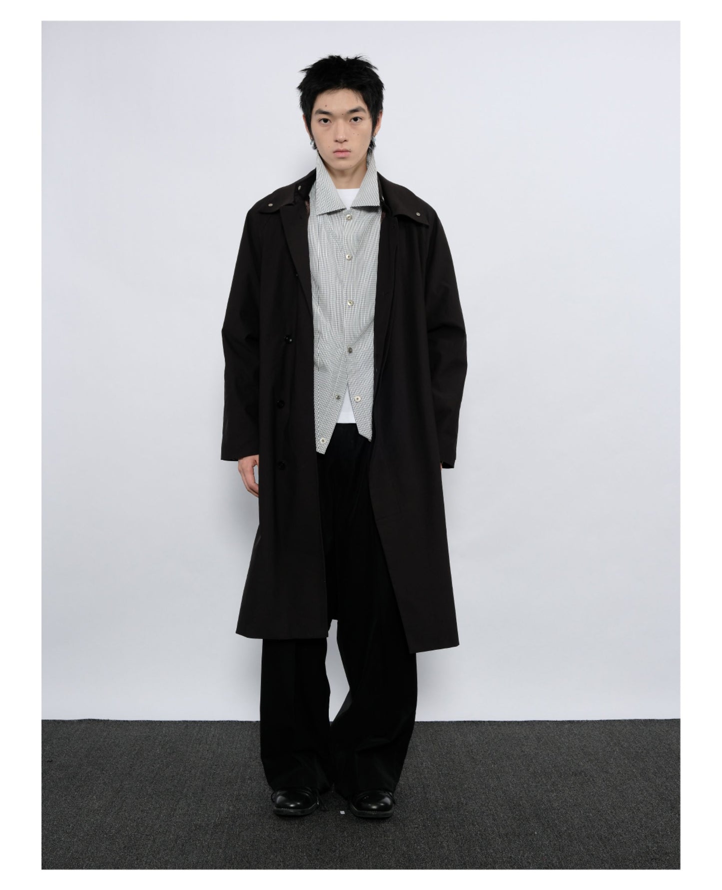 Short Checkered Shirt