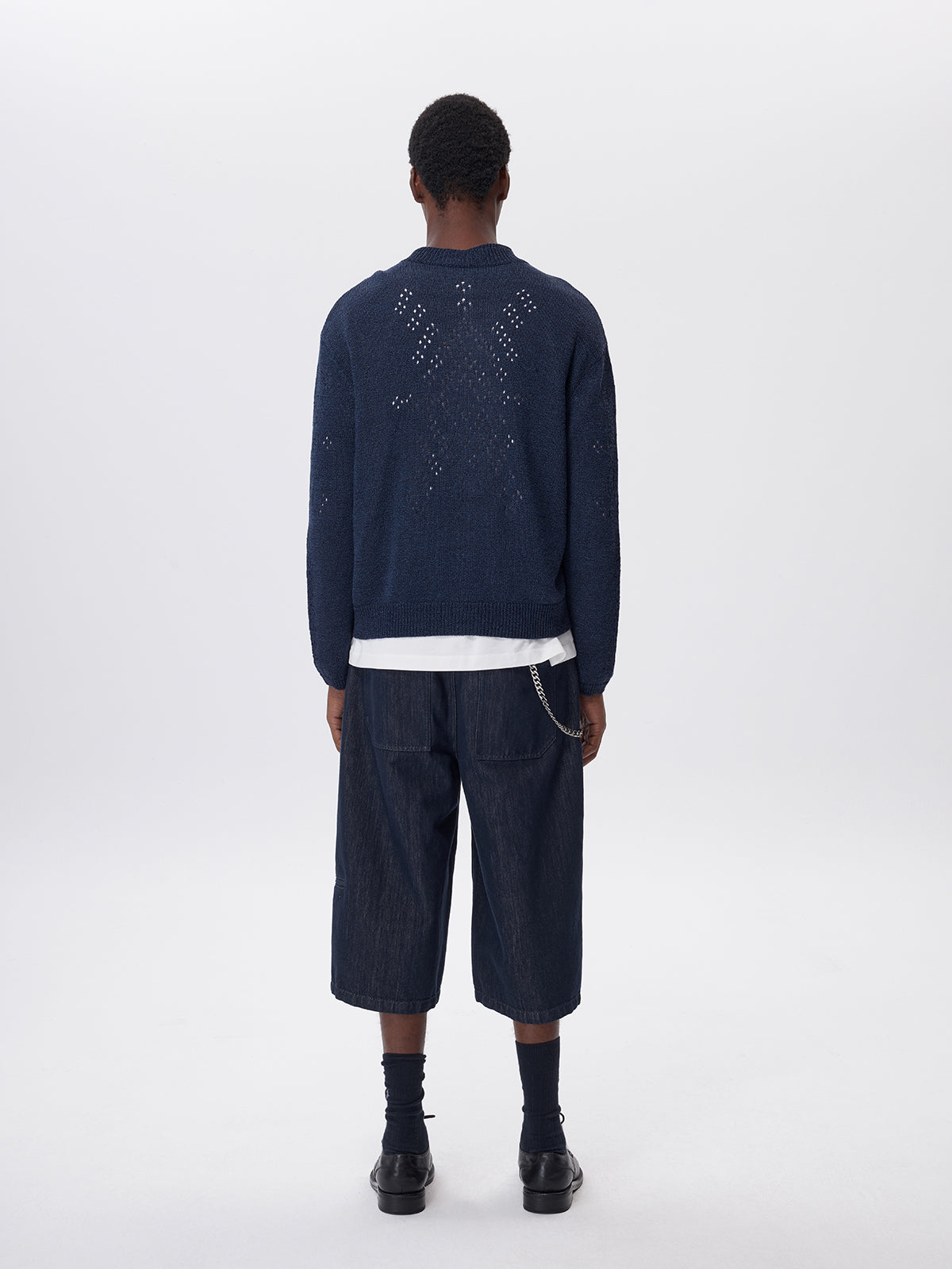 Beaded Zipper Cardigan