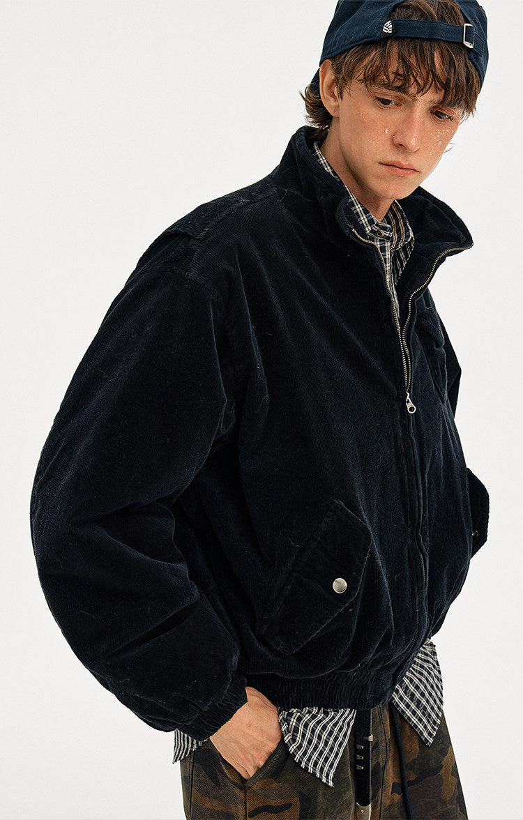 Stylish Corduroy Workwear Jacket