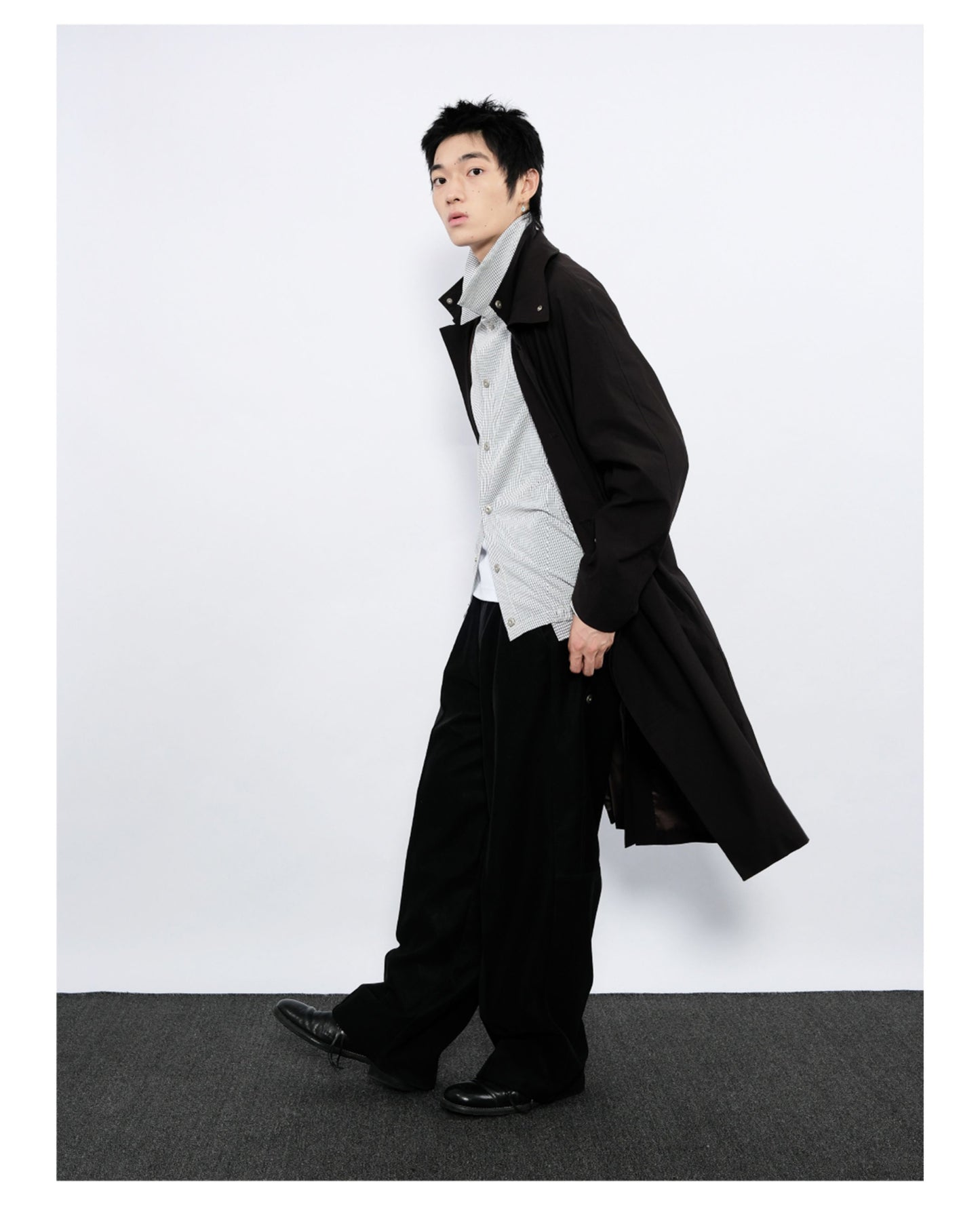 Short Checkered Shirt