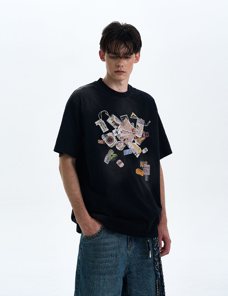 Washed Print T-Shirt