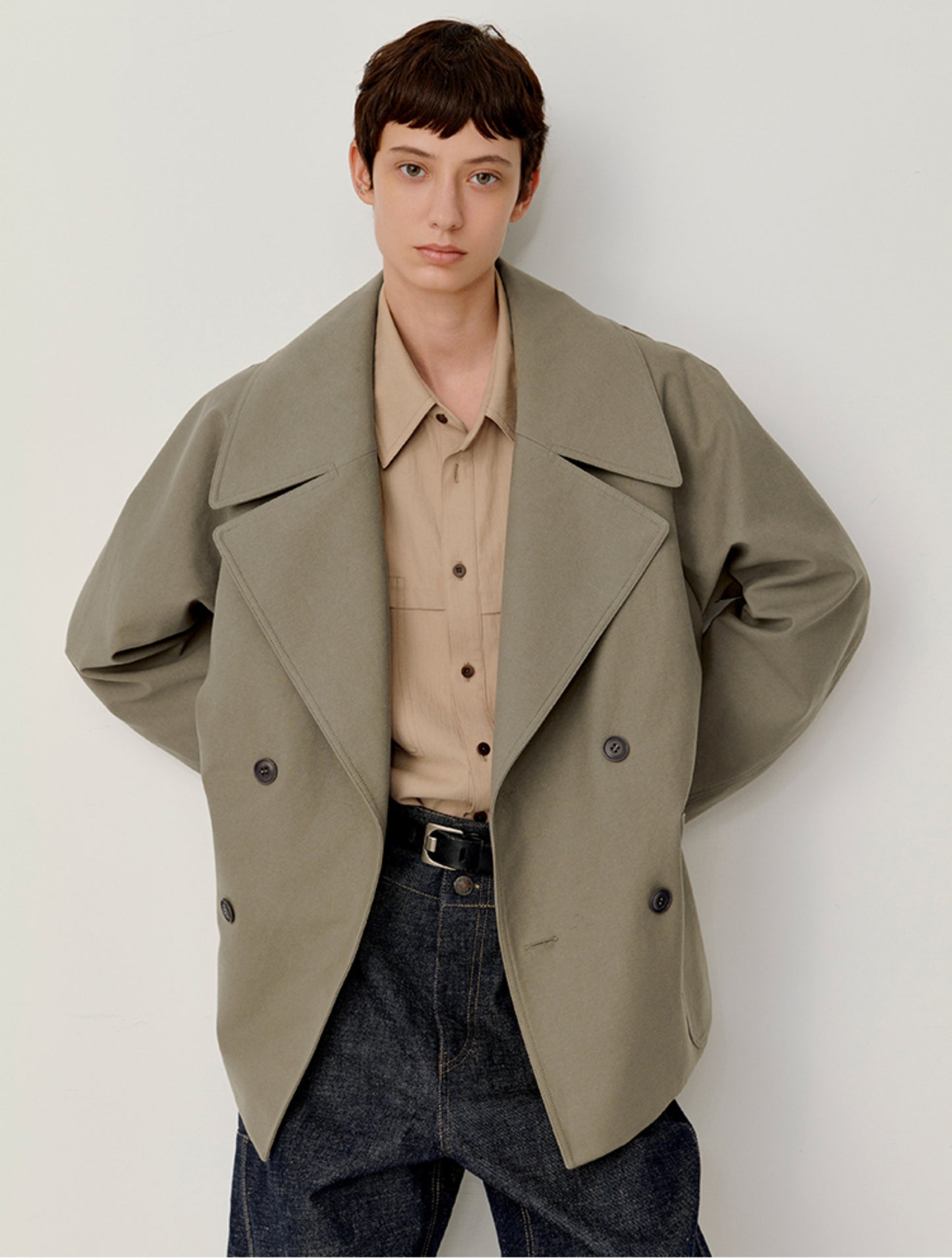 Double-breasted Casual Jacket