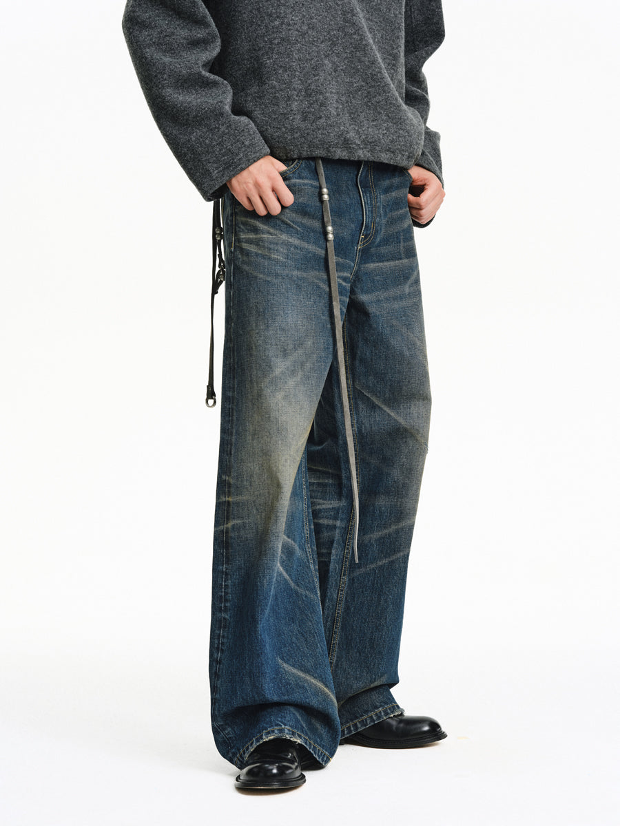 Vintage-Washed Jeans