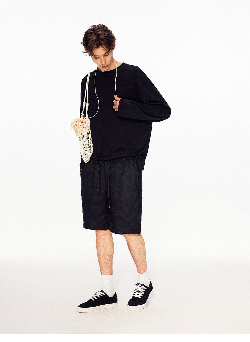 Vintage-Style Lyocell T-Shirt
