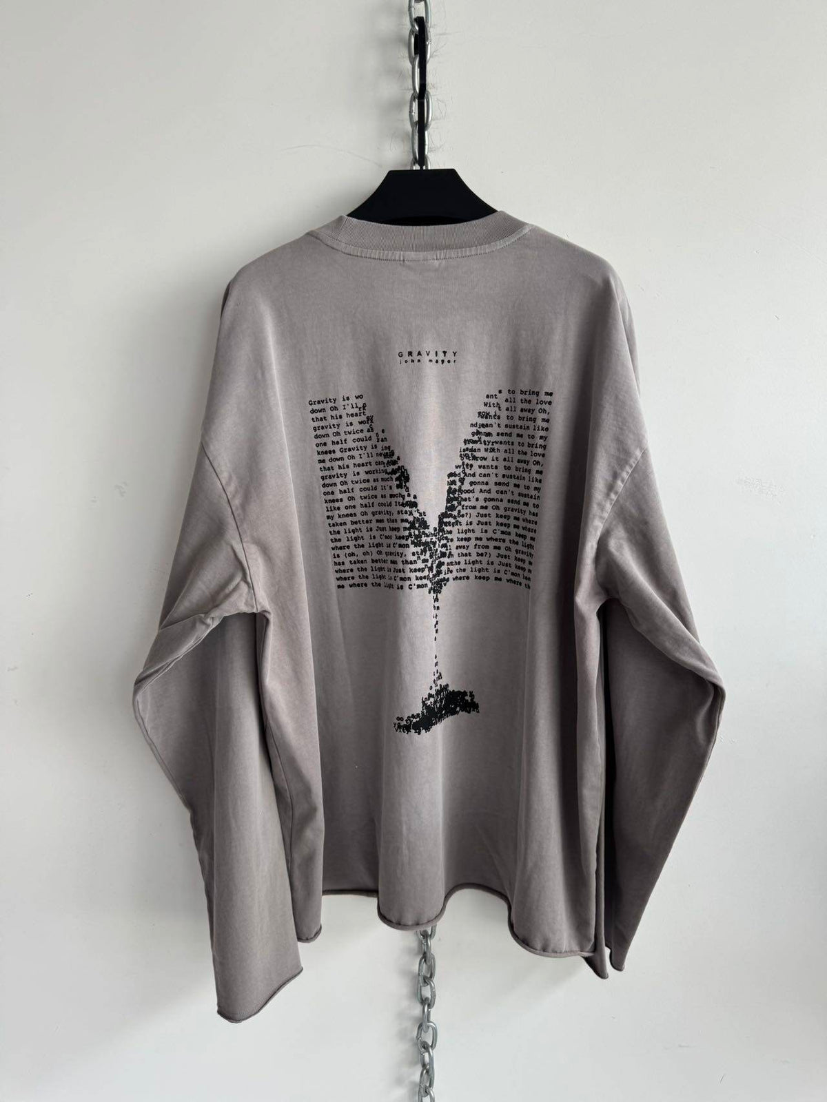 Wash-Finished Tear-Away Edge Street T-Shirt