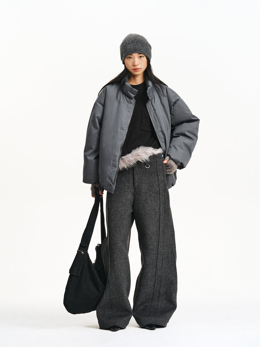 Alpaca Wool Blend Knit Cap