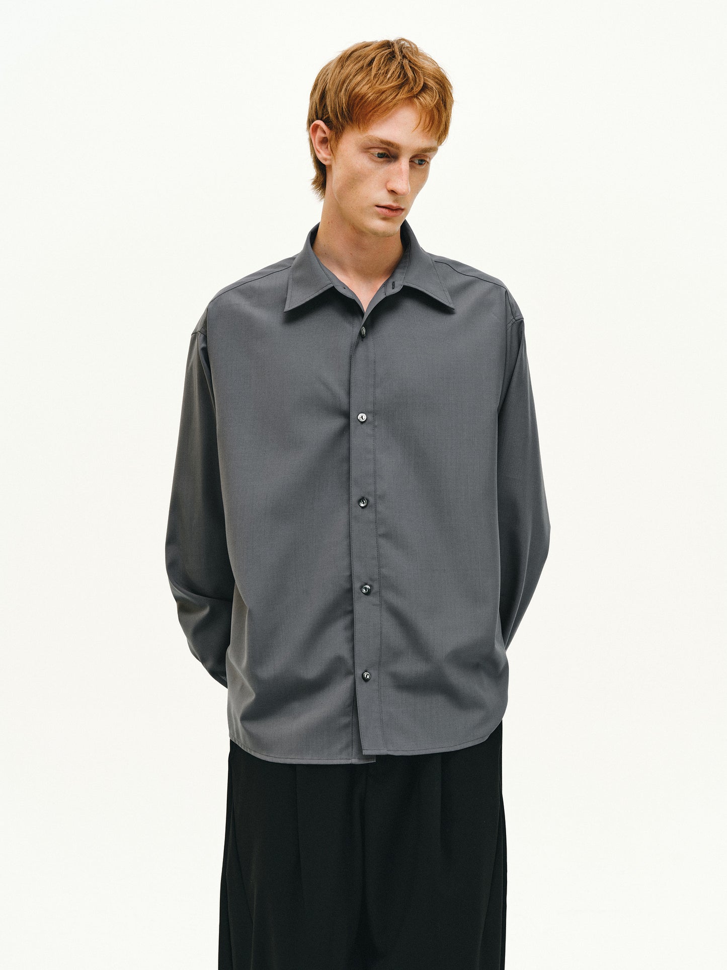 Wool Clean Fit Shirt