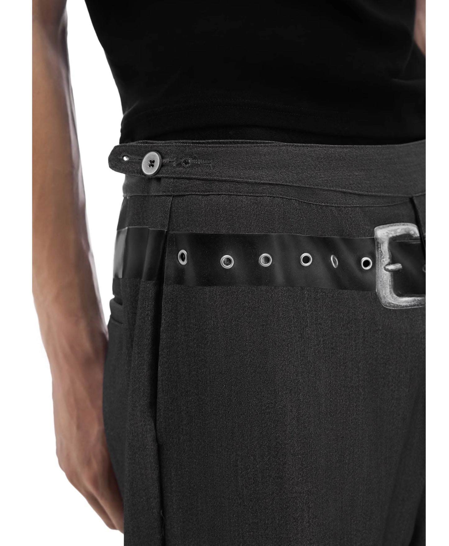 Mid-waist casual pants