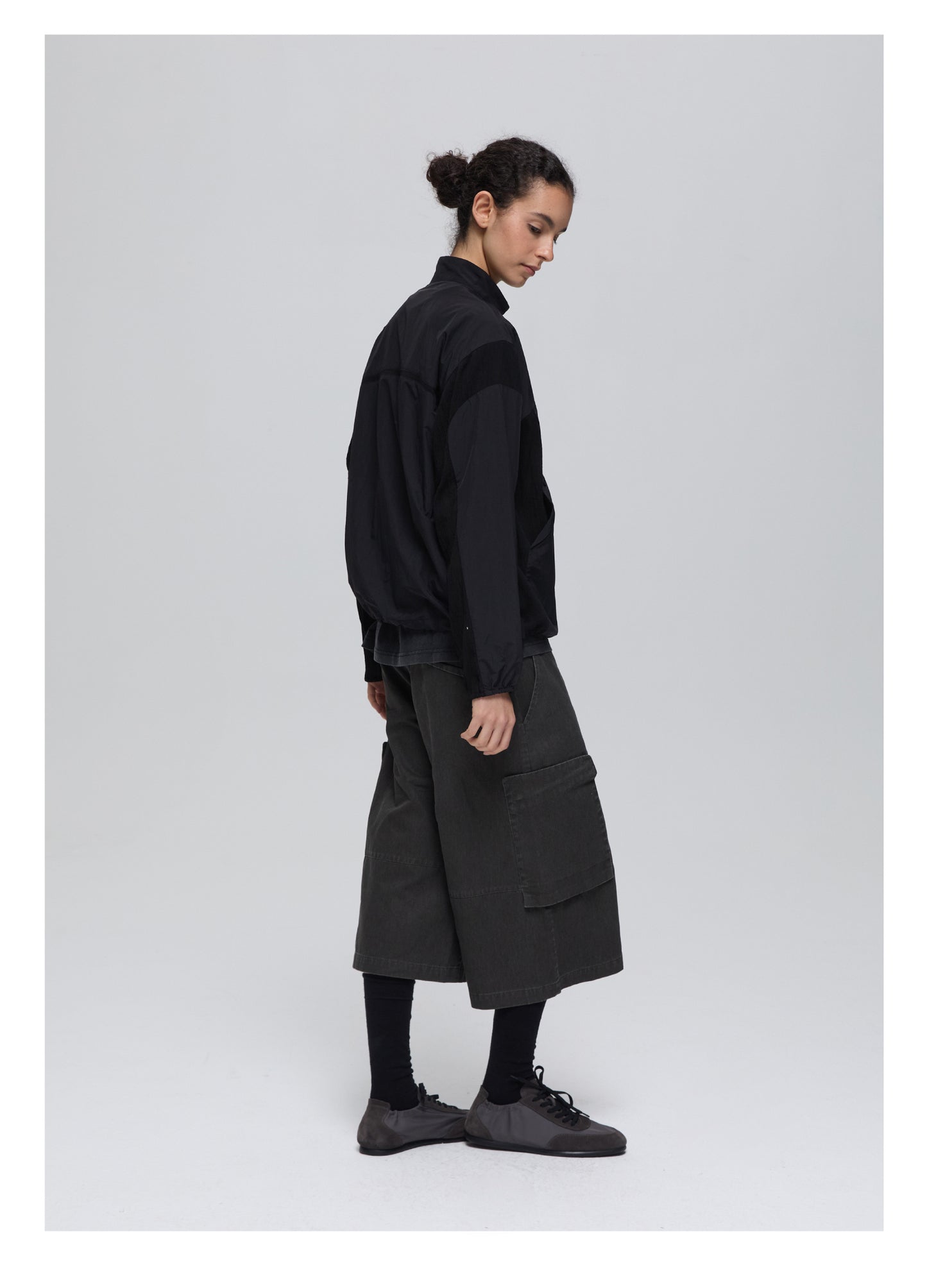 Stonewashed Casual Pants