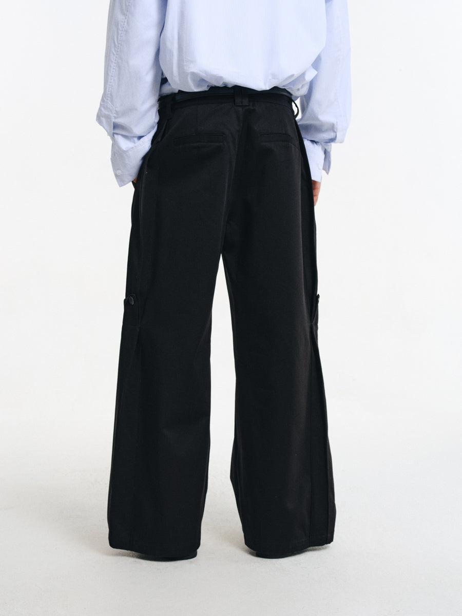 Double-pleated Casual Pants
