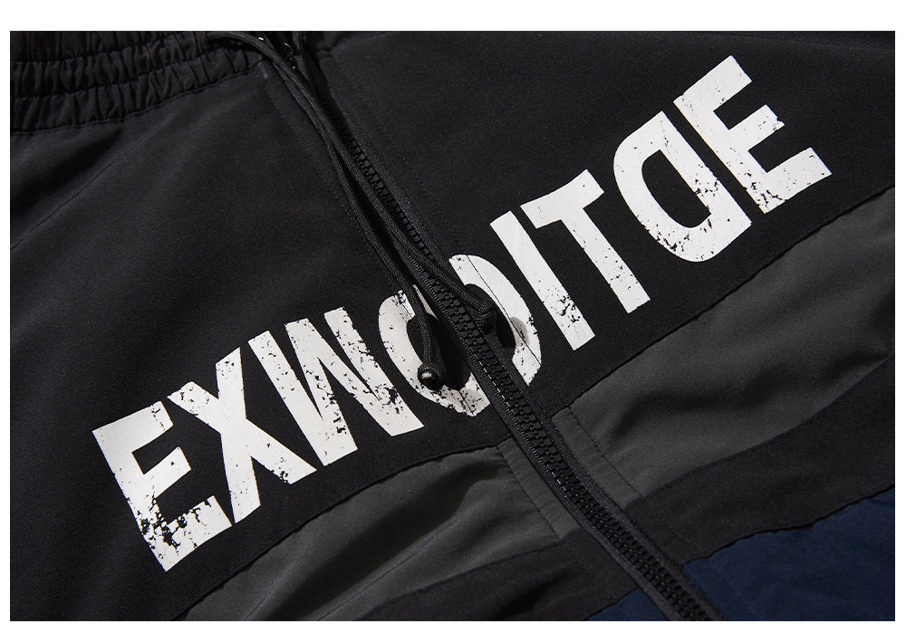 Colorblock Hooded Jacket