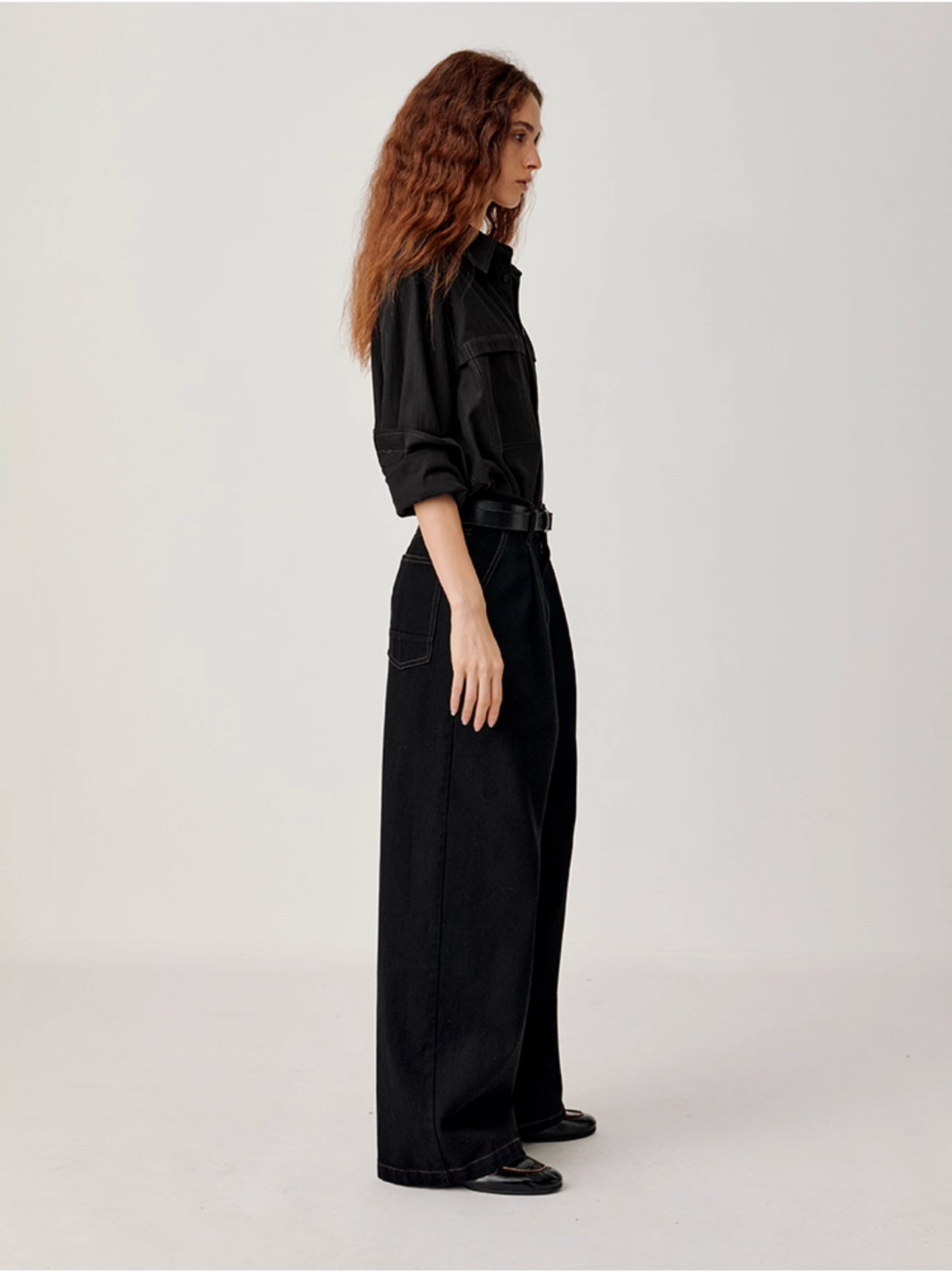 Shirt with patch pockets