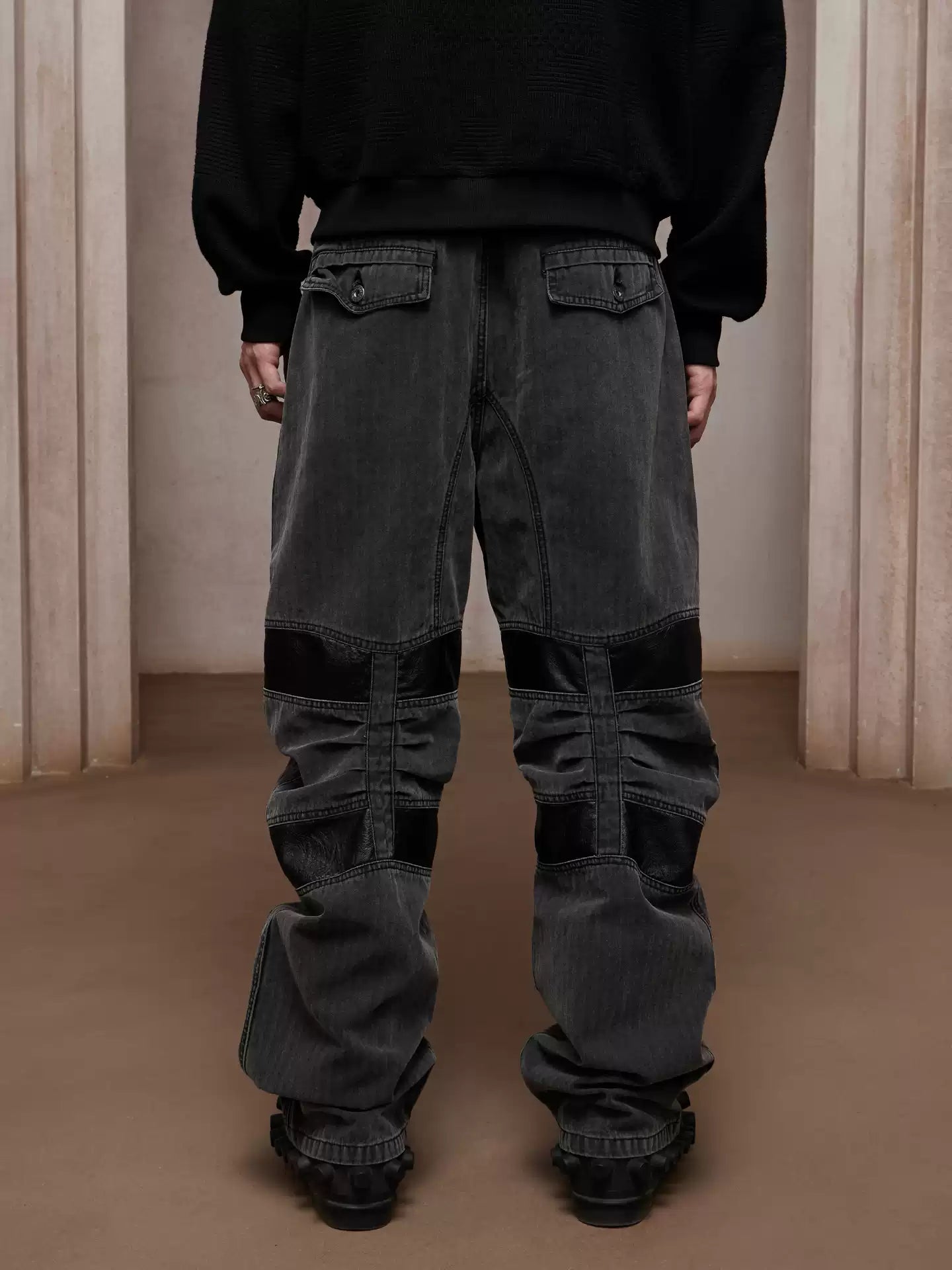 Unique Design Denim Pants