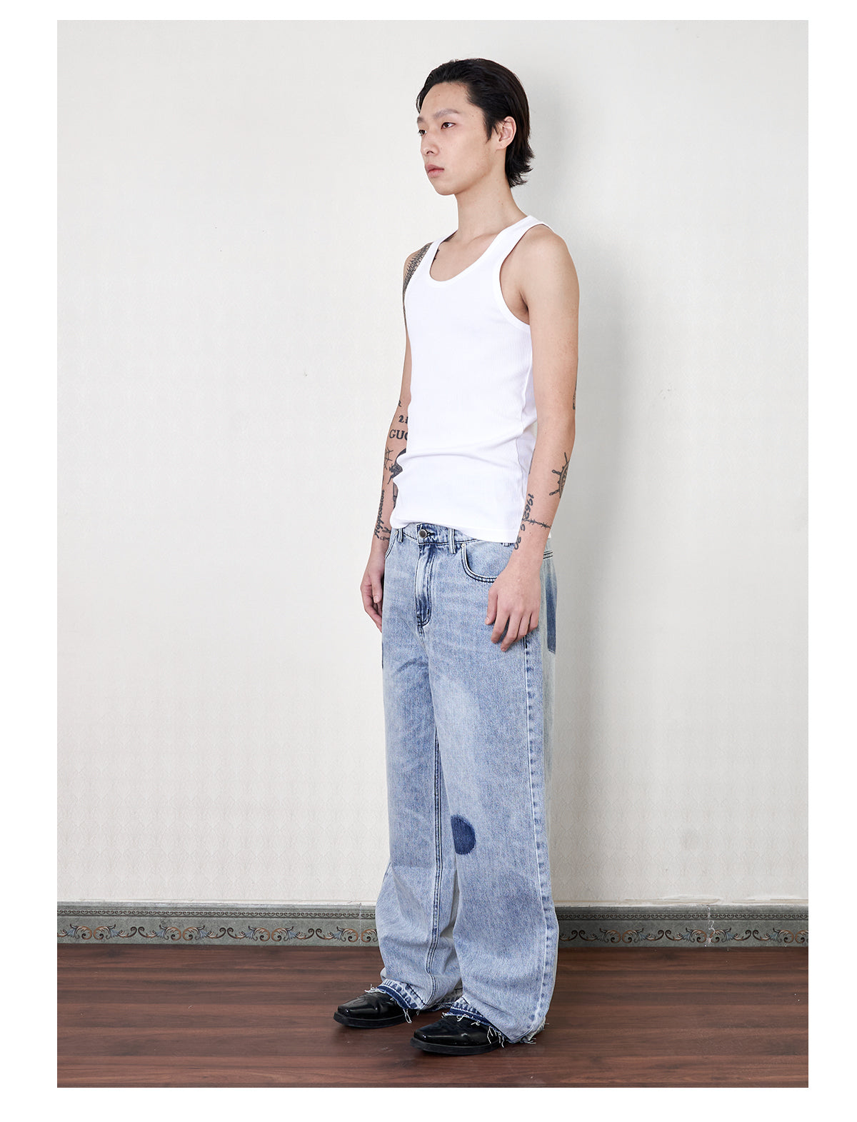 Cotton Patch Straight Jeans