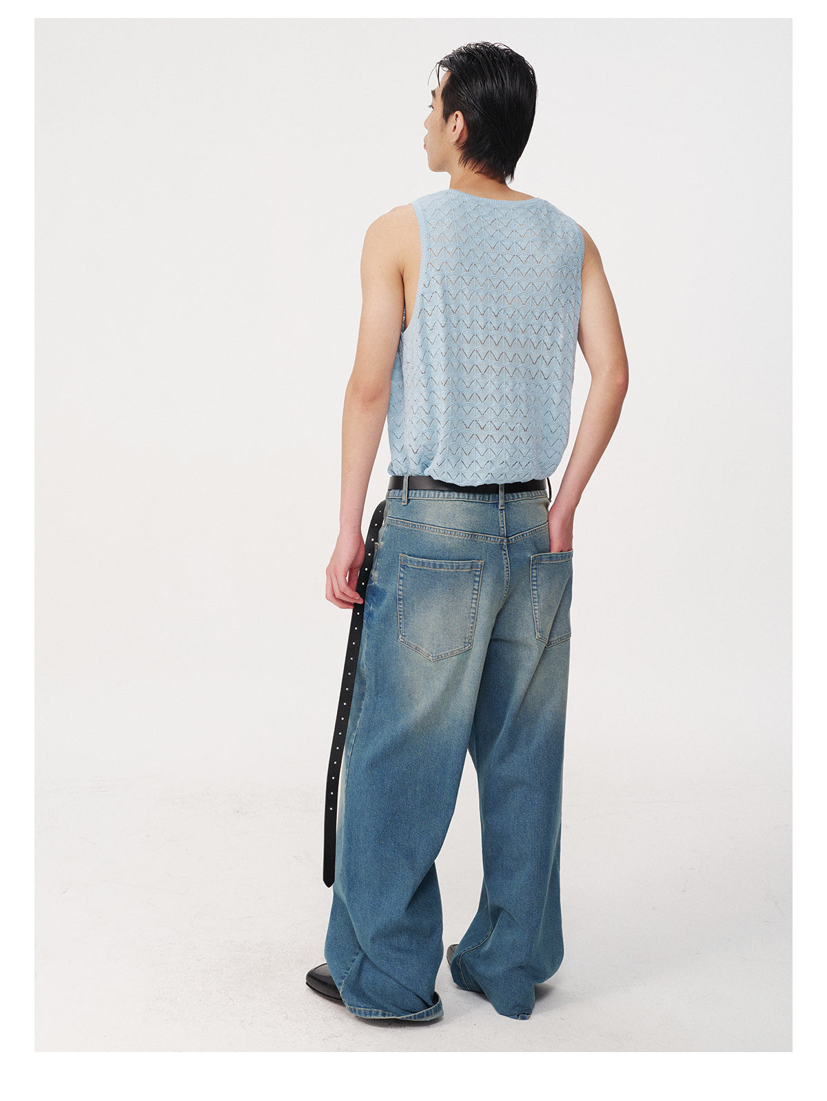 Ripple Wide Leg Jeans