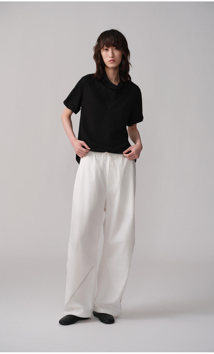 Casual Pants with Elastic Waistband
