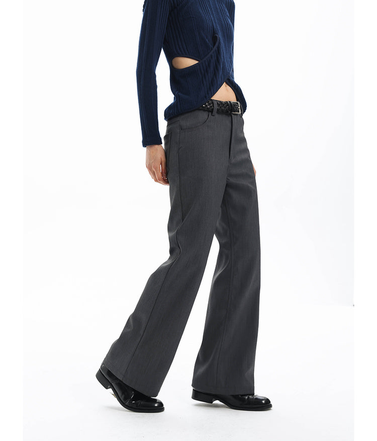 Micro Flare Slim Casual Pants