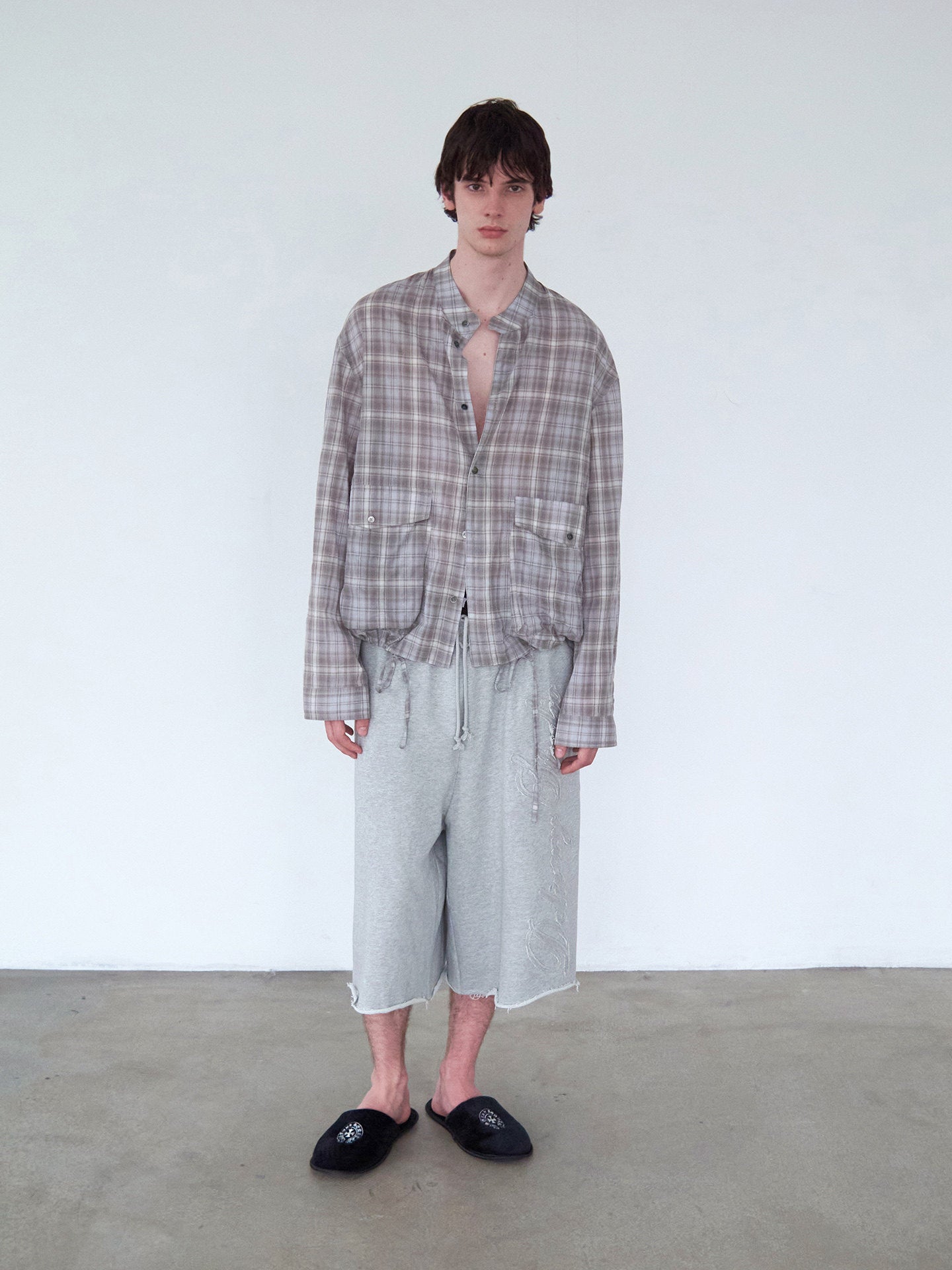 Slightly Sheer, Oversized Pocket Shirt