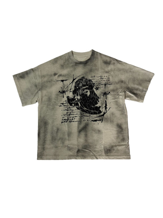 Damaged Print T-Shirt