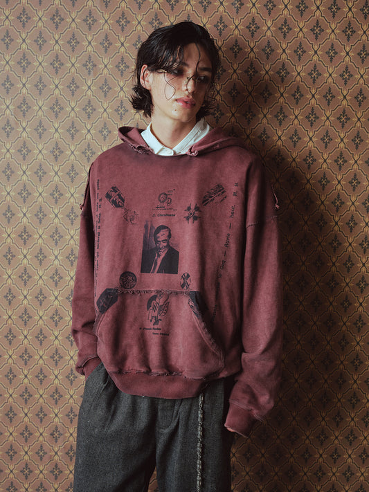 Print Hooded Sweatshirt