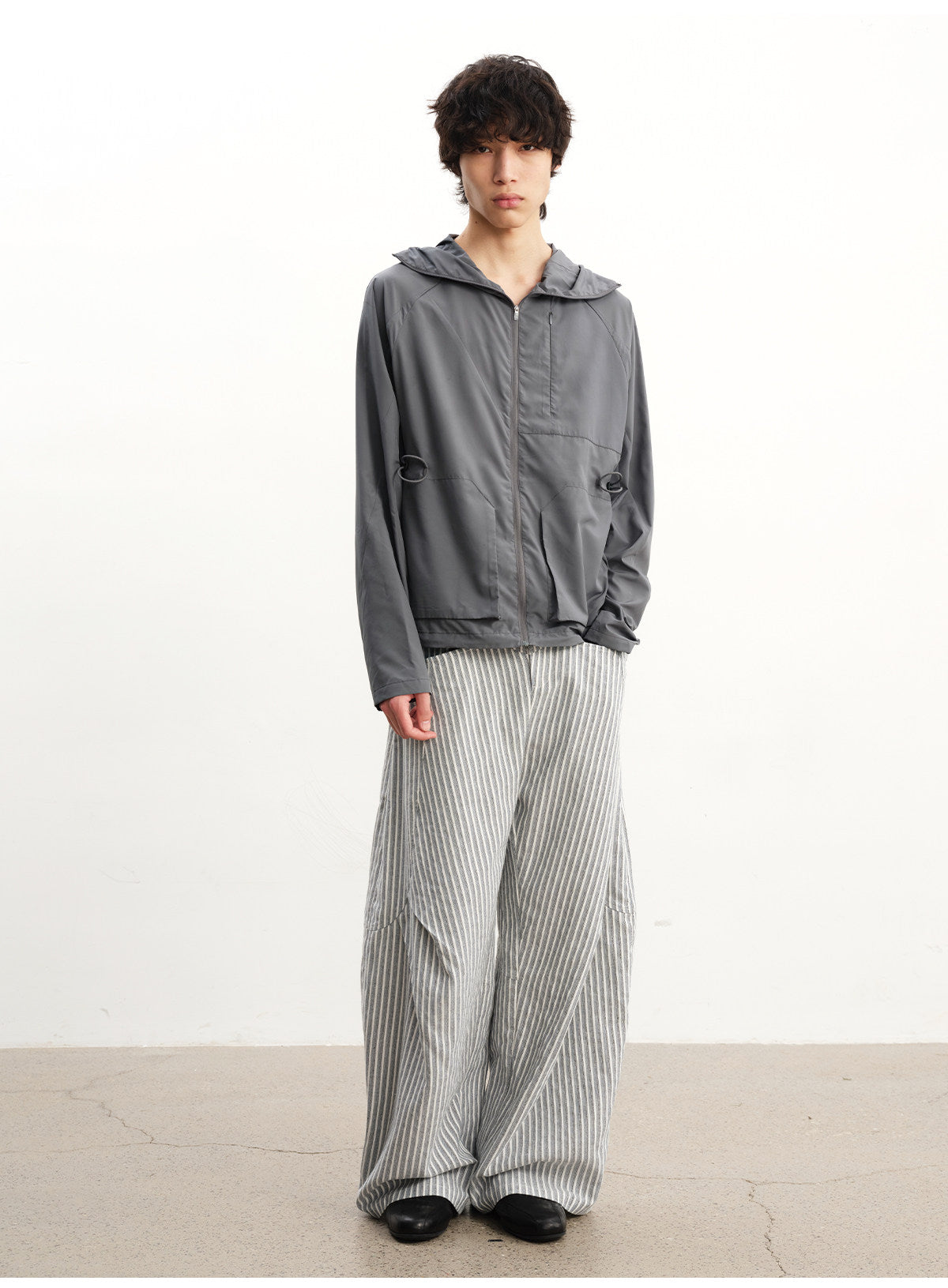 Drawstring Hooded Sun Protection Jacket